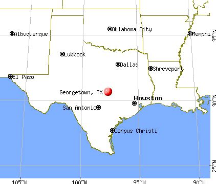 Georgetown, Texas (TX) profile: population, maps, real estate, averages, homes, statistics ...