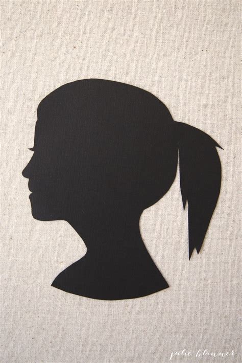 How to Make a Silhouette Portrait | Julie Blanner