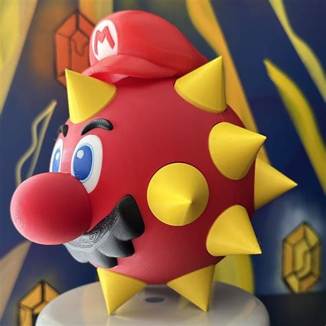 STL file Spike-Ball Mario - Super Mario Bros. Wonder 🦸・3D printable ...