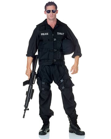 SWAT Officer Costume XXL US police uniform | - Karneval Universe