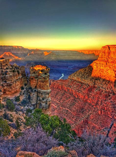 Sunset view of the Grand Canyon from Moran Point, Fall 2016 [3088x4160] - #nature #amazing # ...