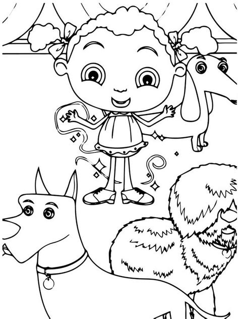 Cubby Coloring Pages - Free Franny's Feet Coloring Pages Printables