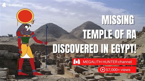 MISSING Temple Of RA Discovered in Egypt! - YouTube