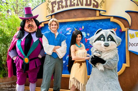 Governor Ratcliffe, John Smith, Pocahontas, & Meeko | Flickr