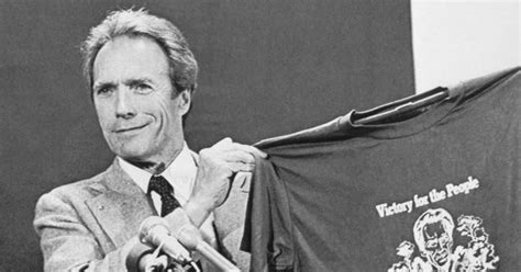 Clint Eastwood as Mayor of Carmel, California in 1986