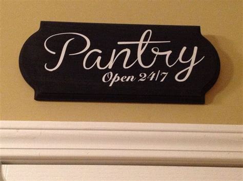 Pantry sign | Pantry sign, Wooden pantry, Country kitchen decor