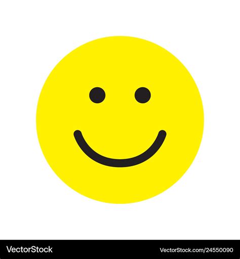 Smile icon happy face symbol Royalty Free Vector Image