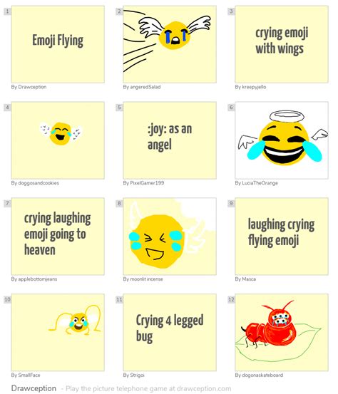 Emoji Flying - Drawception