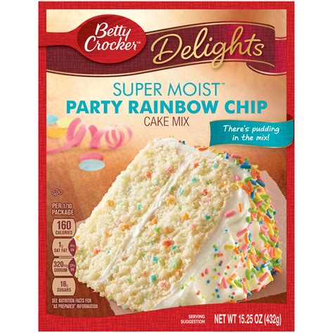 betty crocker party rainbow chip cookies