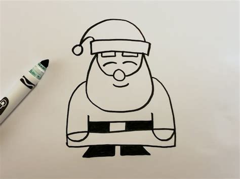 How to Draw a Cartoon Santa Claus 🎅 Easy Drawing for Kids | Otoons.net