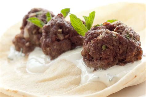 Recipe for Lamb Meatball Gyro with Mint Yogurt Sauce - Life's Ambrosia Life's Ambrosia