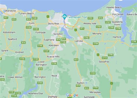 East Devonport (Tasmania), Australia area map & More