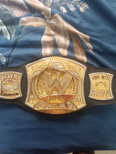 Wwe spinner belt, Hobbies & Toys, Memorabilia & Collectibles, Vintage ...