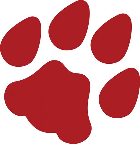 Wildcat Paw Print - Cliparts.co