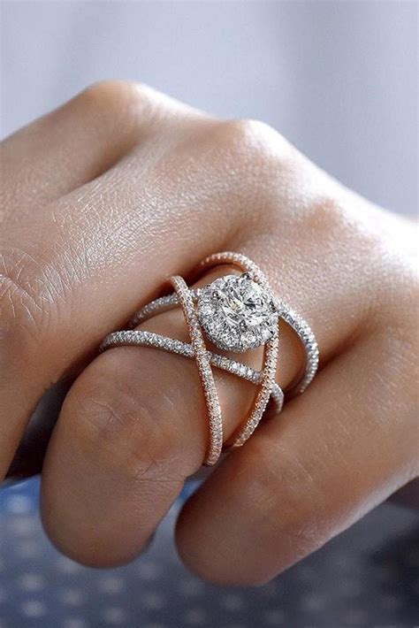 42 Modern Engagement Rings For Your Creative Girl | Oh So Perfect Proposal