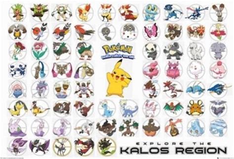 bol.com | Poster Pokemon soorten 61 x 91 cm