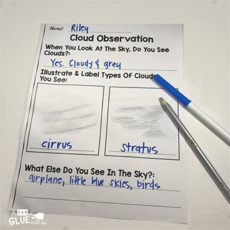 All About Clouds Activity & Freebie