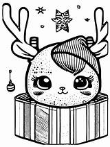 Cute Christmas Coloring Page · Creative Fabrica sketch template