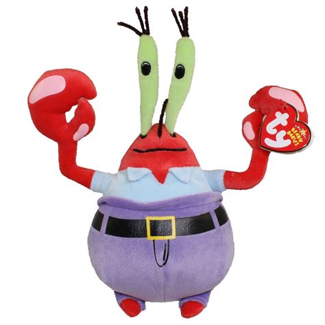 TY Beanie Baby - MR. KRABS (SpongeBob Squarepants) (7.5 inch) - Walmart.com