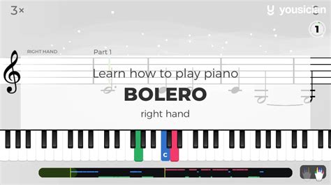 Learn how to play Bolero on Piano | Yousician