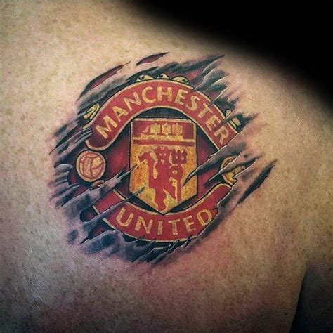 40 Manchester United Tattoo Designs for Men [2024 Guide] | Man utd ...