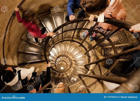 Spiral Stairs Inside Arc De Triomphe in Paris, France Editorial Image - Image of france ...