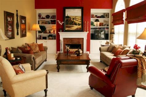 Red Home Accents Family Rooms - 40+ Gorgeous Yellow Accent Living Rooms ...