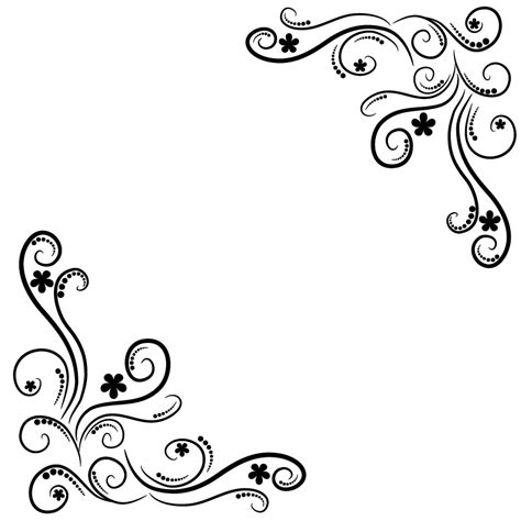 Corner Flourishes - Cliparts.co