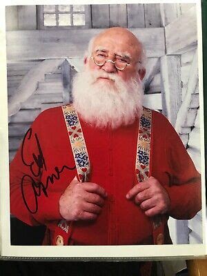 Ed Asner Signed Elf Santa 8x10 Photo Solid Signature | eBay