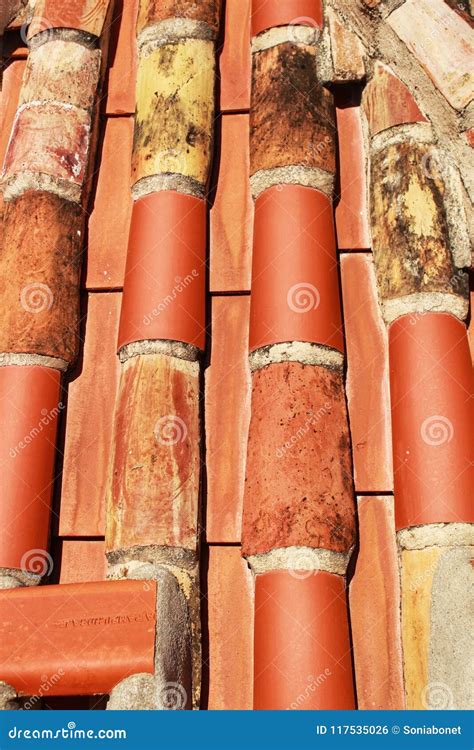 Red Roof texture stock photo. Image of design, background - 117535026