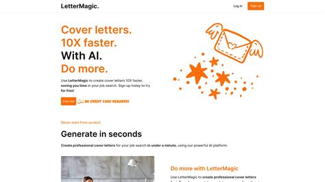 AI Cover Letter Generator - LetterMagic