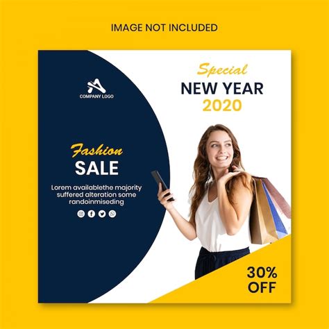 Special offer fashion instagram post design PSD file | Premium Download