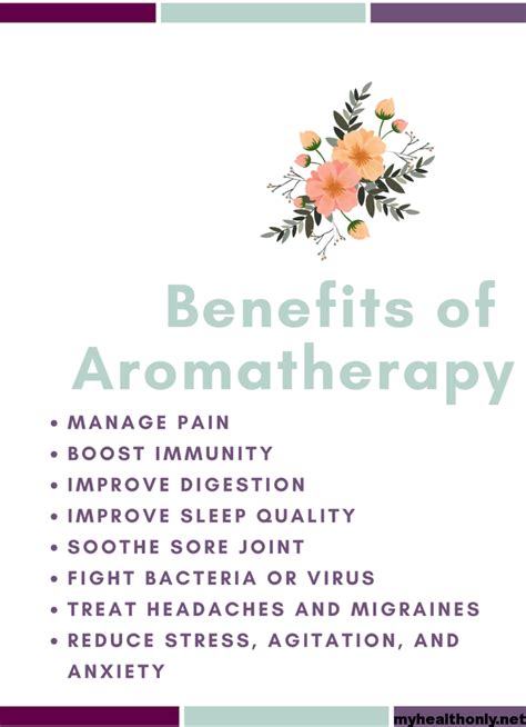 Tremendous Benefits of Aromatherapy, You must to know - My Health Only