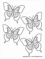 Multiple Pages Butterflies Coloring sketch template