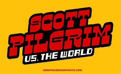 Scott Pilgrim Font Download - Graphic Design Fonts