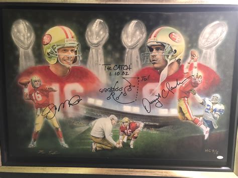 Dwight Clark had a legendary autograph and penmanship. : r/49ers