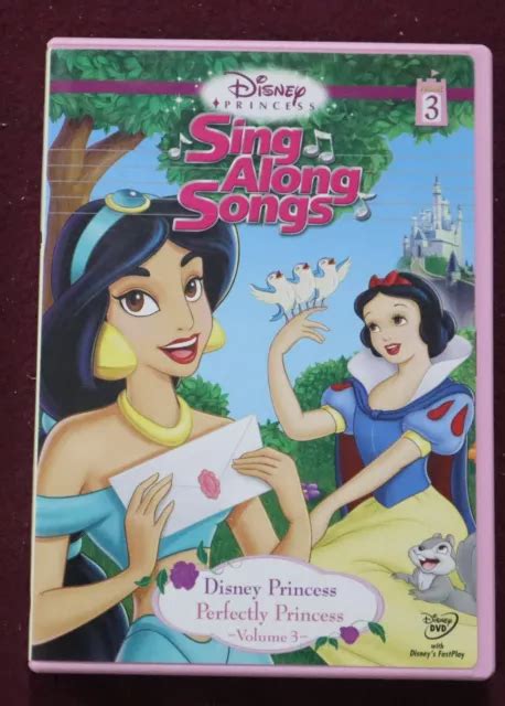 DISNEY SING ALONG Songs DVD - DISNEY PRINCESS VOL3 PERFECTLY PRINCESS ...