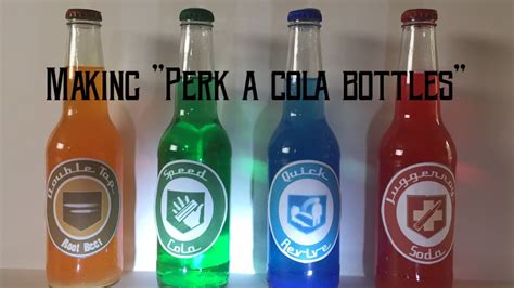 How to make "Perk a cola bottles". - YouTube