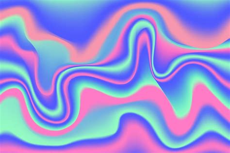 Holographic gradient background. Iridescent neon abstract pattern ...