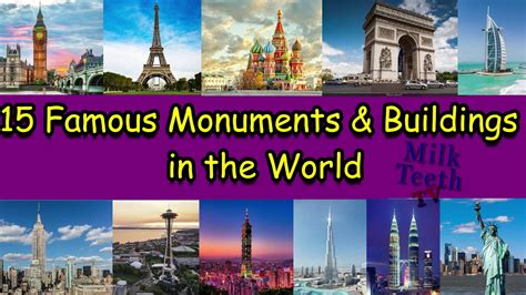 15 Most Famous Monuments and Buildings of the World You must visit in 2021 : Most Famous ...