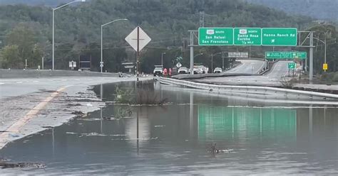 Highway 37 closure due to weekend flooding to extend into Monday - CBS San Francisco