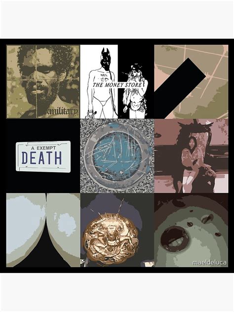 "Death Grips album covers" Poster for Sale by maeldeluca | Redbubble