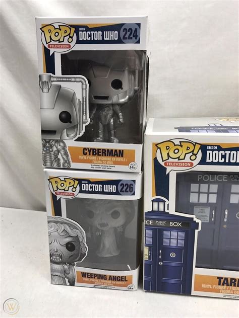 5 Doctor Who Funko Pop - Tardis Cyberman Weeping Angel Evolving Dalek ...