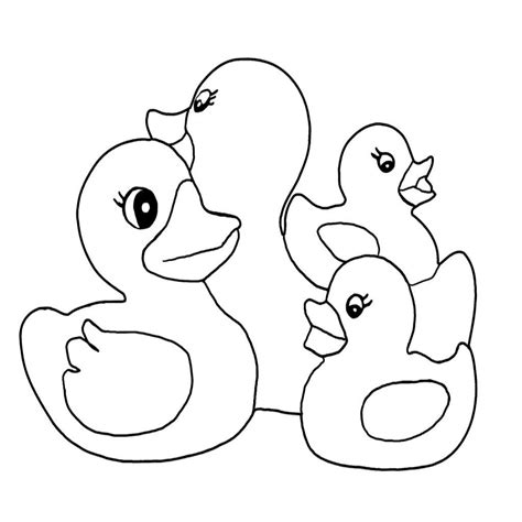 Rubber Duck Coloring Pages at GetDrawings | Free download