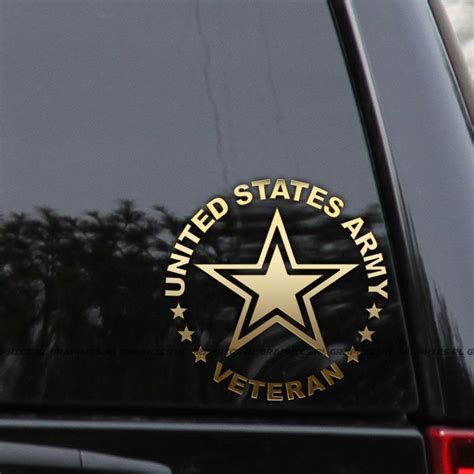 Army Decal Sticker Veteran Retired Military Car Truck Window Wall Laptop #RLGraphics Window ...