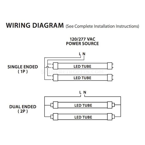 Led T8 Tube Light Wiring