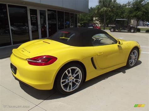 Racing Yellow 2013 Porsche Boxster Standard Boxster Model Exterior Photo #67903688 | GTCarLot.com