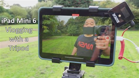 iPad Mini 6 Video Camera Test Vlogging on a Tripod with a RODE Wireless ...