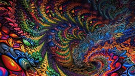 Premium Photo | Psychedelic Fractal Art Extravaganza