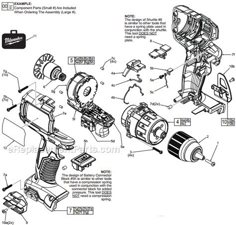 Milwaukee 2702-20 Parts List and Diagram : eReplacementParts.com